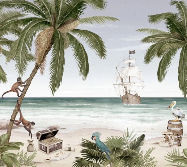Tapete Piratenbucht