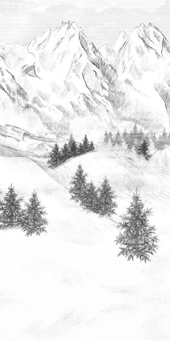Sfondo della montagna di Chamonix