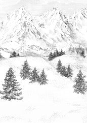 Sfondo della montagna di Chamonix
