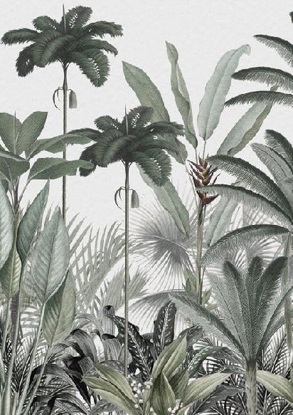 Papier peint panoramique jungle tree, XXL, tendance