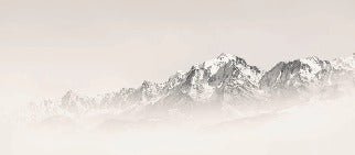 Tapete Mont Blanc im Sepia-Nebel