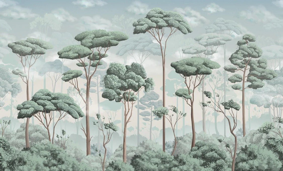 Papier peint panoramique pinède volupté, XXL, tendance