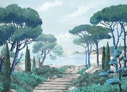 Papier peint balade dans les calanques, XXL, tendance