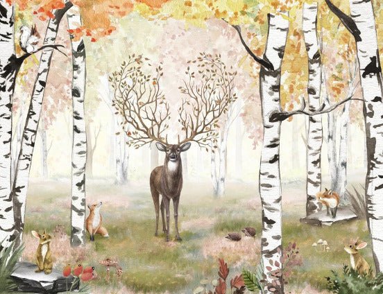 Papier peint enfant forêt magique, XXL, tendance