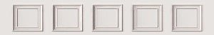 Haussmanian panoramic molding wallpaper