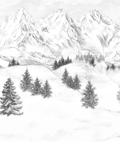Sfondo della montagna di Chamonix