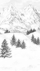 Tapete Berggipfel von Chamonix