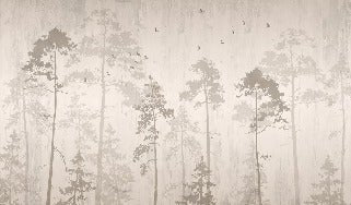 Carta da parati foresta autunnale