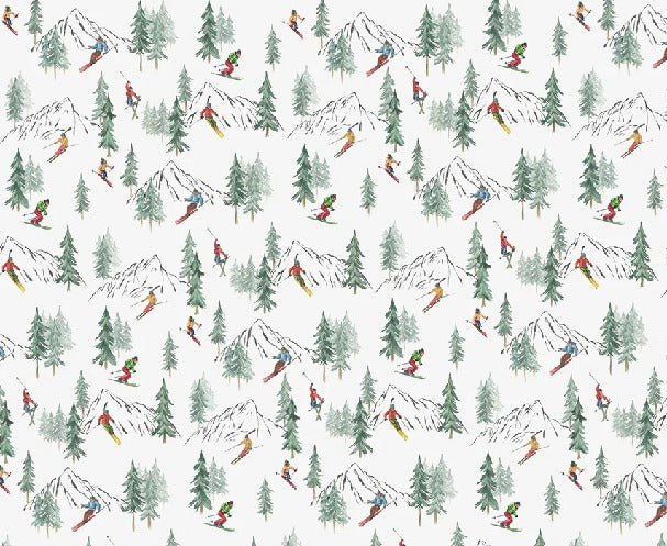 Papier peint Alpine glisse