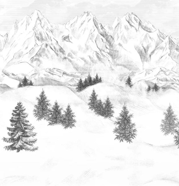 Papier peint Aiguilles d'Arves