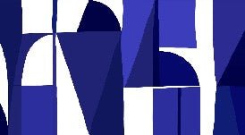 Papier peint Memphis style bleu