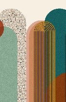 Papier peint Art pop déco graphique tendance, mural concept, tendance