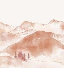 Papier peint montagne chaine des Aravis