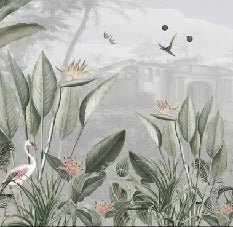 Papier peint mirage tropical