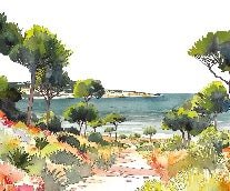 Papier peint panoramique air estival, XXL, tendance