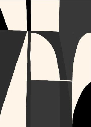 Papier peint Memphis style noir, XXL, tendance