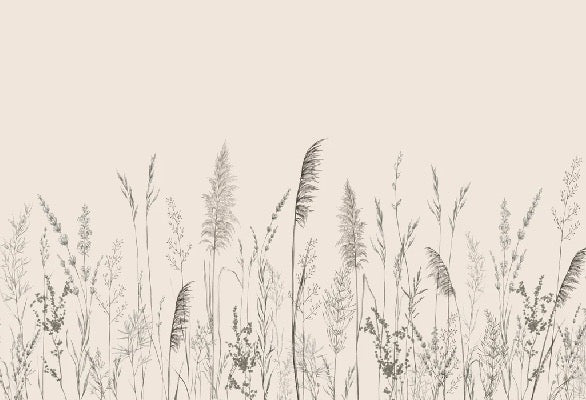 Papier peint panoramique prairie sauvage