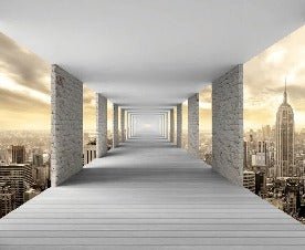 Papier peint trompe l'oeil New York Hall, XXL, tendance