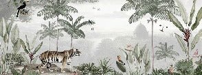 Tapete Dschungel der Raubkatzen