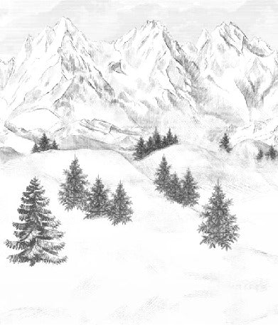 Papier peint Aiguilles d'Arves