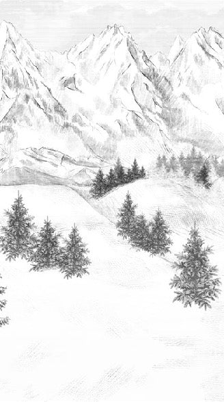 Sfondo della montagna di Chamonix