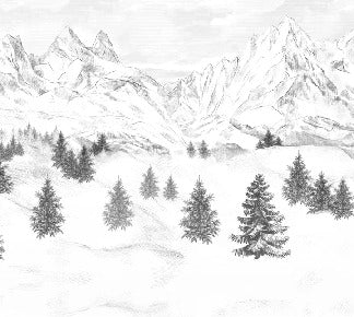 Papier peint Aiguilles d'Arves, XXL, tendance