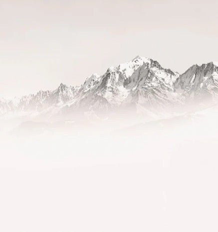 Papier peint matin brumeux Mont Blanc, XXL, tendance