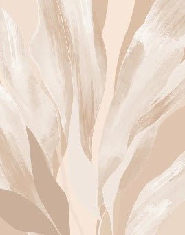 Tapete Blumenstoff beige