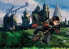 Papier peint panoramique Harry Potter match de quidditch peinture, XXL, tendance