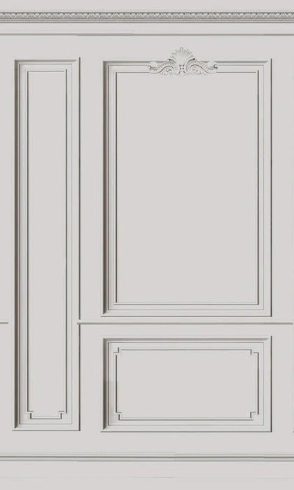 French Haussmannian Wallpaper Hot gray, XXL, tendance