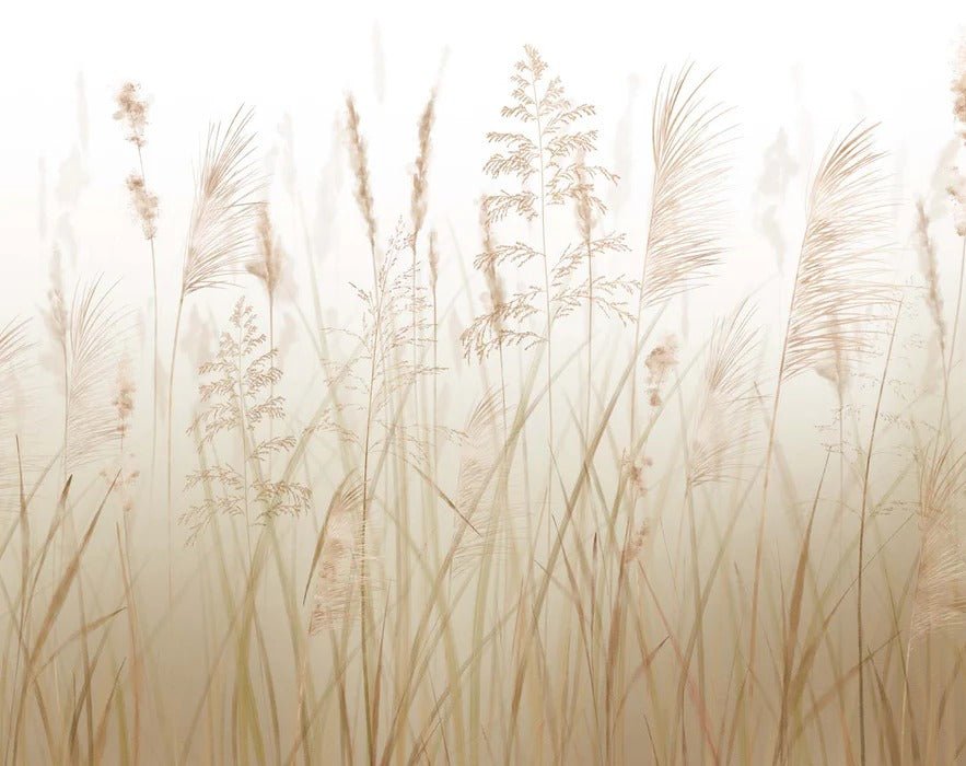 Papier peint fleur des champs de blé, XXL, tendance