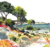 Papier peint panoramique air estival, XXL, tendance