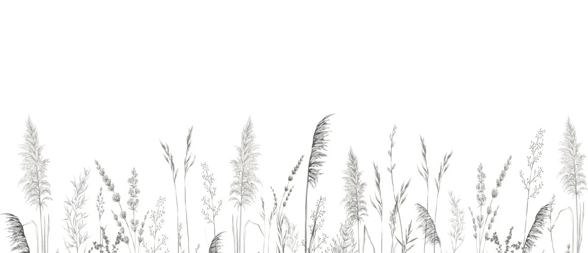 Papier peint poétique pampa