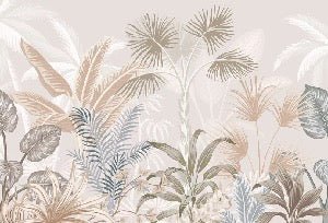 Papier peint panoramique jungle terracotta, XXL, tendance