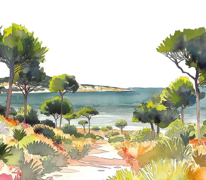 Papier peint panoramique air estival, XXL, tendance