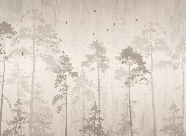 Tapete Herbstwald