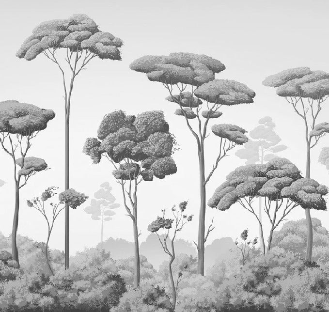 Papier peint brise légère pinède, XXL, tendance