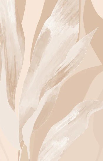 Tapete Blumenstoff beige