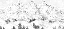Sfondo della montagna di Chamonix