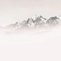 Papier peint matin brumeux Mont Blanc, XXL, tendance