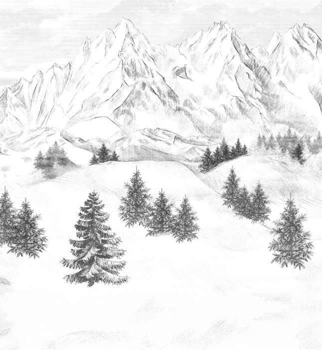 Sfondo della montagna di Chamonix