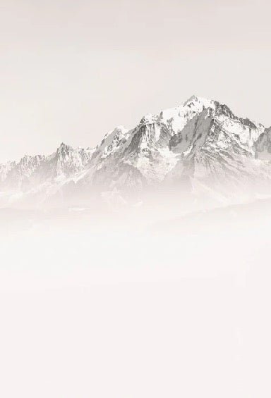 Papier peint matin brumeux Mont Blanc, XXL, tendance