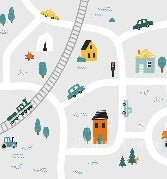 Papier peint enfant circuit automobile, XXL, tendance