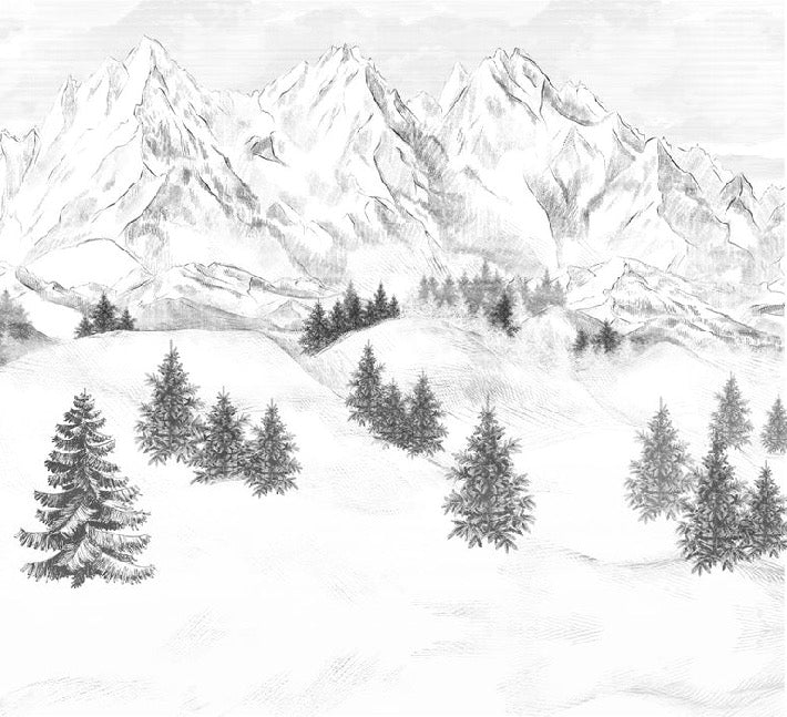 Sfondo della montagna di Chamonix
