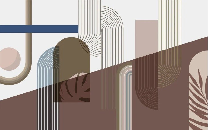 Papier peint Art déco moka, XXL, tendance