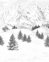 Sfondo della montagna di Chamonix