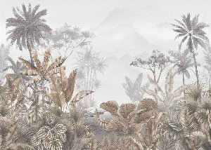 Tapete Trend Tropical Sepia