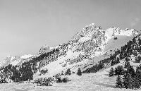 Papier peint panoramique chalet alpage, XXL, tendance