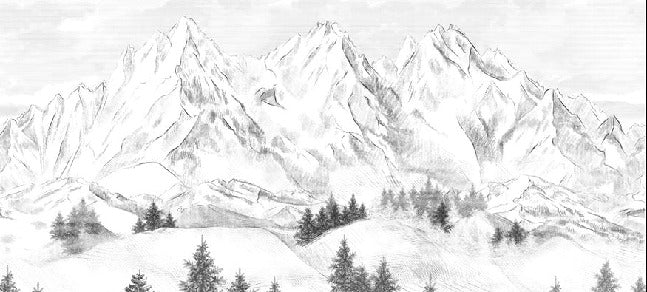 Sfondo della montagna di Chamonix