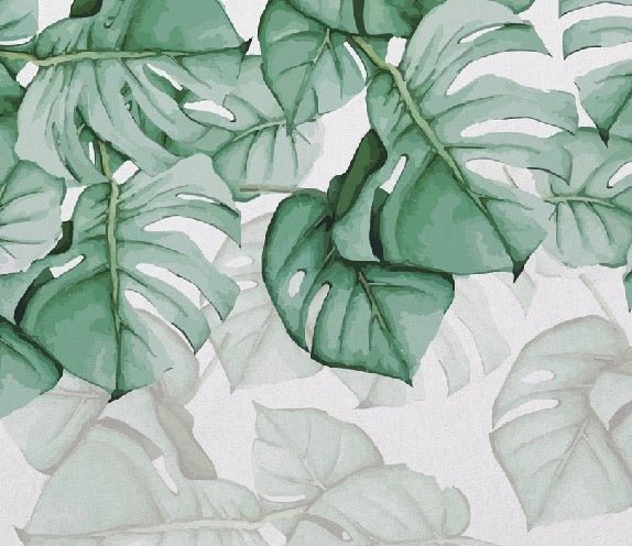 Carta da parati Large Leaf & Scandinave